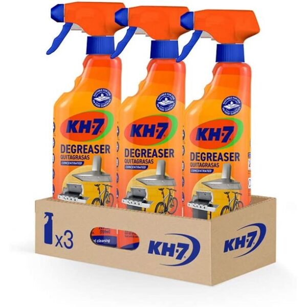 KH-7 Professional-Grade Concentrated Degreaser. All-Purpose Cleaner - 3 pack