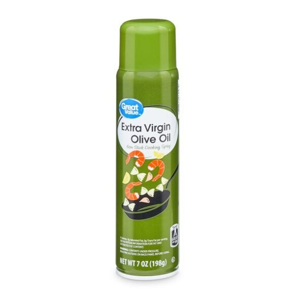 Great Value Extra Virgin Olive Oil Non-Stick Cooking Spray, 7 oz